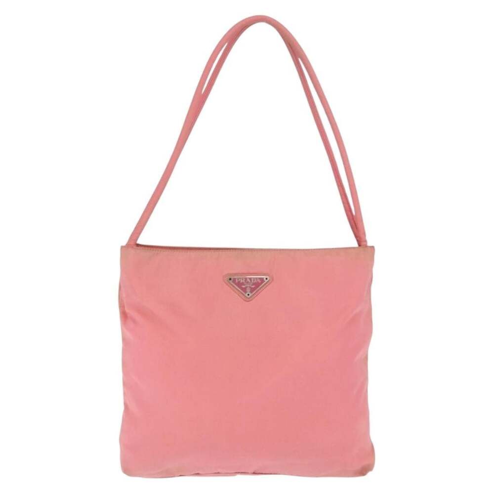 Prada Nylon Tote Bag Pink